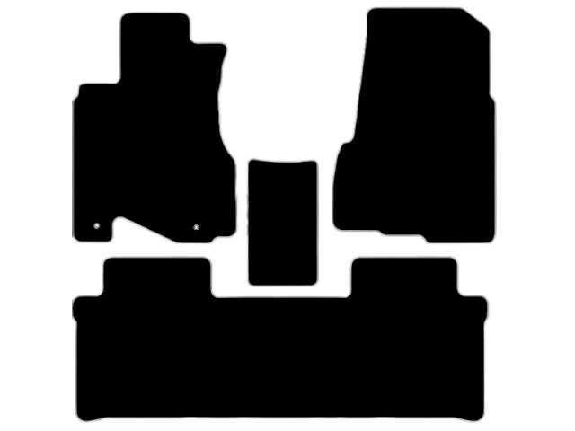 MATTENSET VELOURS (DONKERGRIJS) HONDA CRV HANDGESCHAKELD 2002-2007