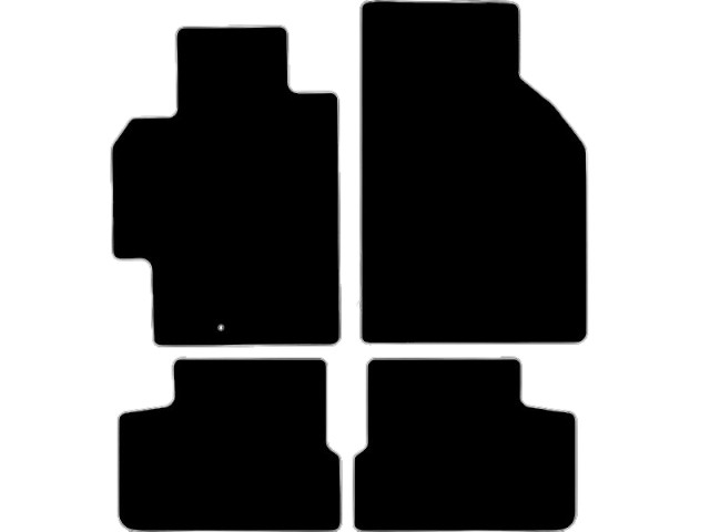 MATTENSET VELOURS (DONKERGRIJS) HONDA LOGO 1999-2002