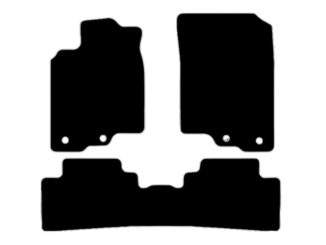 MATTENSET VELOURS (DONKERGRIJS) HONDA INSIGHT HYBR 2009-