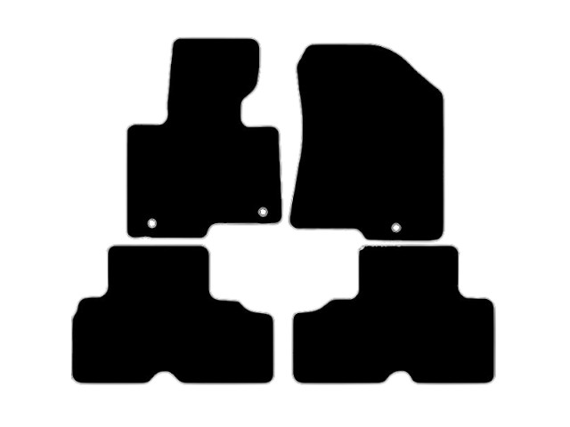MATTENSET VELOURS (DONKERGRIJS) KIA CARENS 2013-