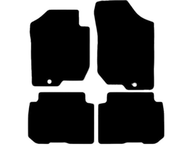 MATTENSET VELOURS (DONKERGRIJS) KIA CARENS III 2006-2013