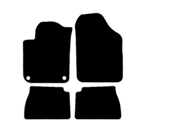 MATTENSET VELOURS (DONKERGRIJS) KIA PICANTO 2004-2008