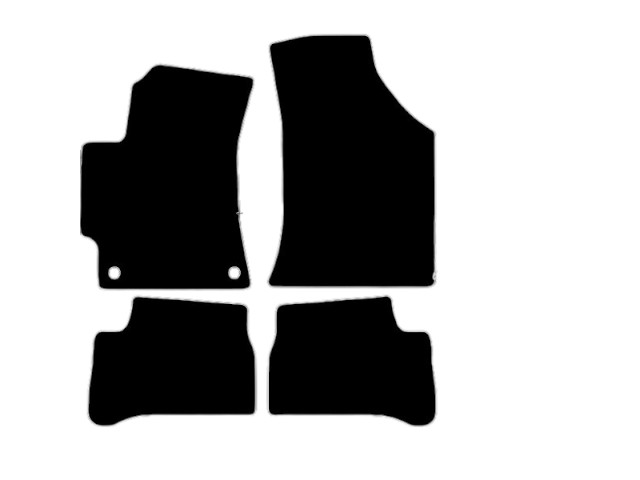 MATTENSET VELOURS (DONKERGRIJS) KIA RIO III 2007-2011