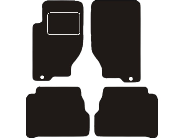 MATTENSET VELOURS (DONKERGRIJS) KIA SORENTO 2002-2009