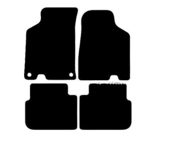 MATTENSET VELOURS (DONKERGRIJS) KIA SEPHIA 1993-