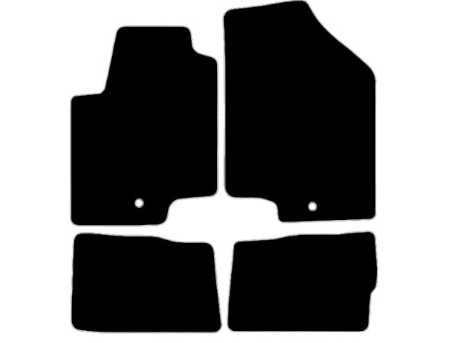 MATTENSET VELOURS (DONKERGRIJS) KIA SOUL 2008-2013