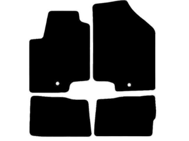 MATTENSET VELOURS (DONKERGRIJS) KIA SOUL 2008-2013