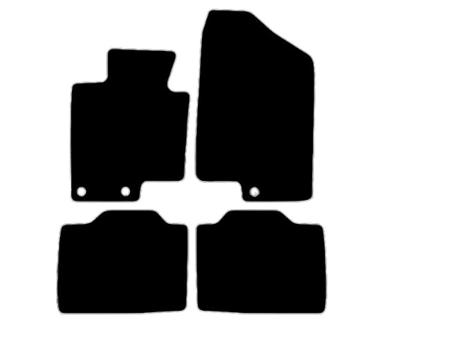 MATTENSET VELOURS (DONKERGRIJS) KIA OPTIMA 2010-2015