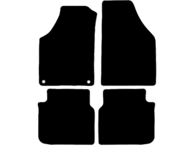 MATTENSET VELOURS (DONKERGRIJS) LANCIA MUSA 2004-