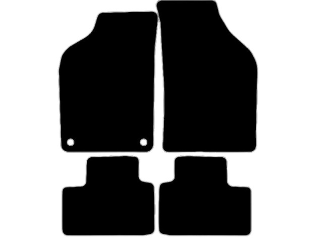 MATTENSET VELOURS (DONKERGRIJS) LANCIA YPSILON 1996-2003