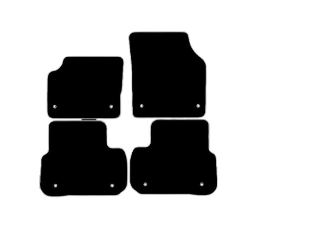 MATTENSET VELOURS (DONKERGRIJS) LANDROVER DISCOVERY 2014- SPORT
