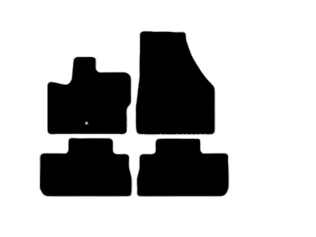 MATTENSET VELOURS (DONKERGRIJS) LANDROVER FREELANDER 2006-