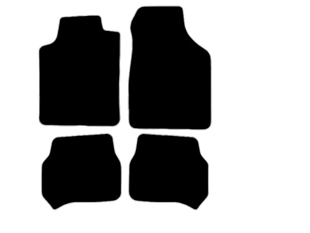 MATTENSET VELOURS (DONKERGRIJS) MAZDA 323 1989-1994