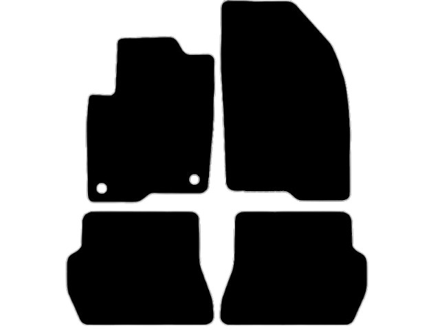 MATTENSET VELOURS (DONKERGRIJS) MAZDA 2 2003-2007