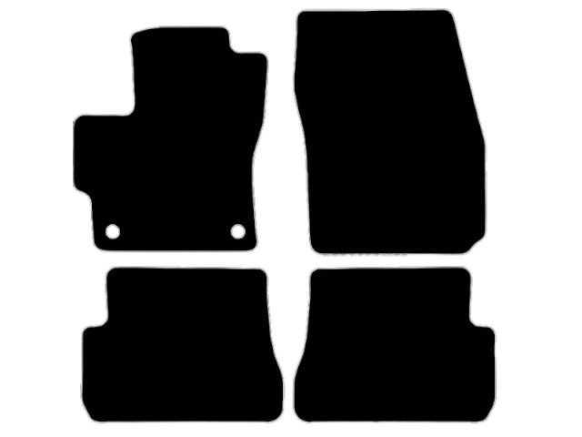MATTENSET VELOURS (DONKERGRIJS) MAZDA 3 2003-2009