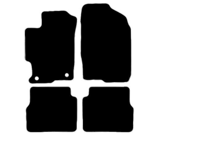 MATTENSET VELOURS (DONKERGRIJS) MAZDA 6 2002-2007