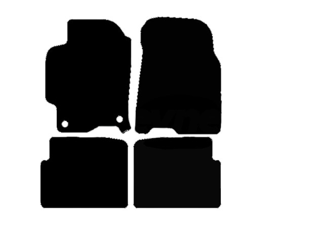 MATTENSET VELOURS (DONKERGRIJS) MAZDA 626 1997-2002