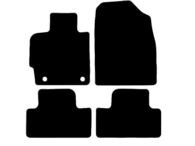 MATTENSET VELOURS (DONKERGRIJS) MAZDA CX7 2007-2009