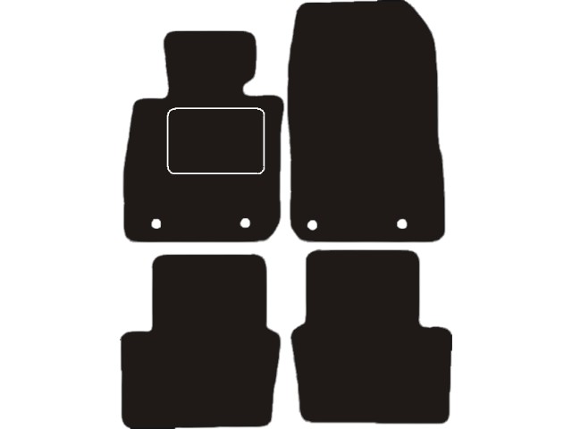 MATTENSET VELOURS (DONKERGRIJS) MAZDA CX3 2015-