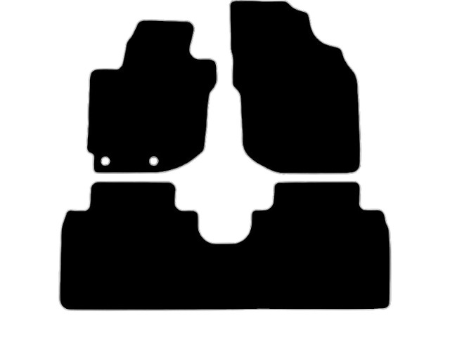 MATTENSET VOOR VELOURS (DONKERGRIJS) MAZDA MPV 2000-