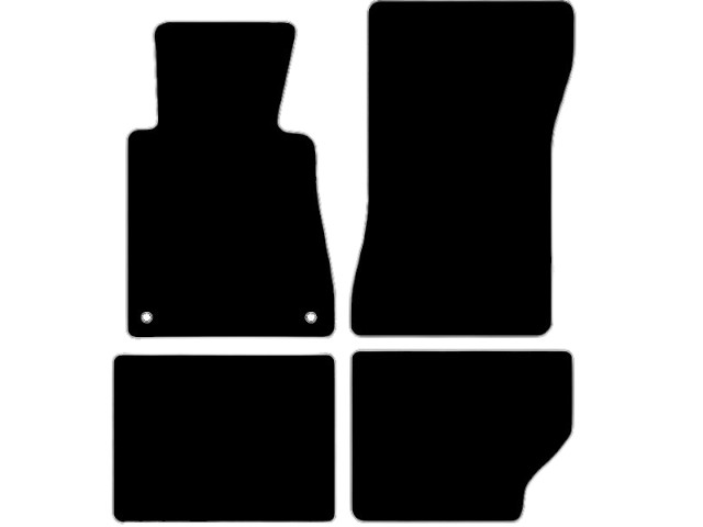 MATTENSET VELOURS (DONKERGRIJS) MERCEDES W123 1976-1986