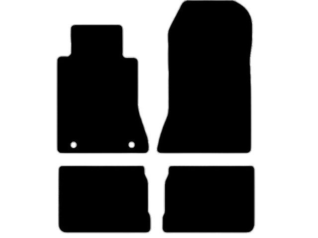 MATTENSET VELOURS (DONKERGRIJS) MERCEDES W124 1985-1995