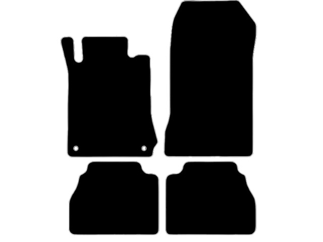 MATTENSET VELOURS (DONKERGRIJS) MERCEDES E W210 1995-2002