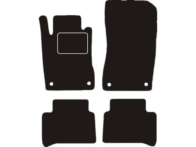 MATTENSET VELOURS (DONKERGRIJS) MERCEDES E W211 2002-2005