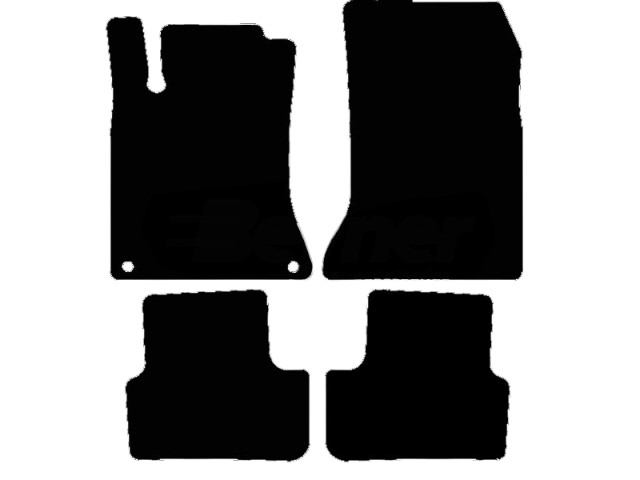 MATTENSET VELOURS (DONKERGRIJS) MERCEDES A W176 2012-