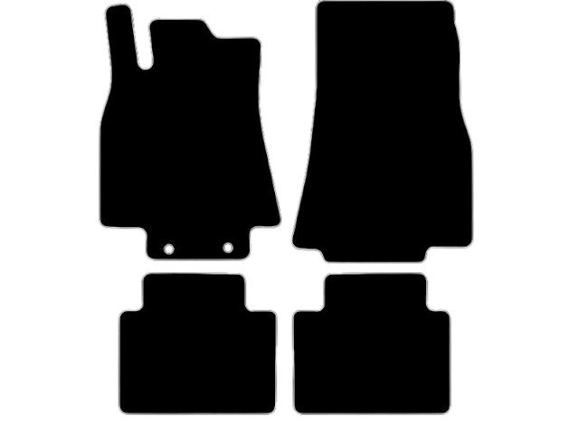 MATTENSET VELOURS (DONKERGRIJS) MERCEDES B W245 2005-