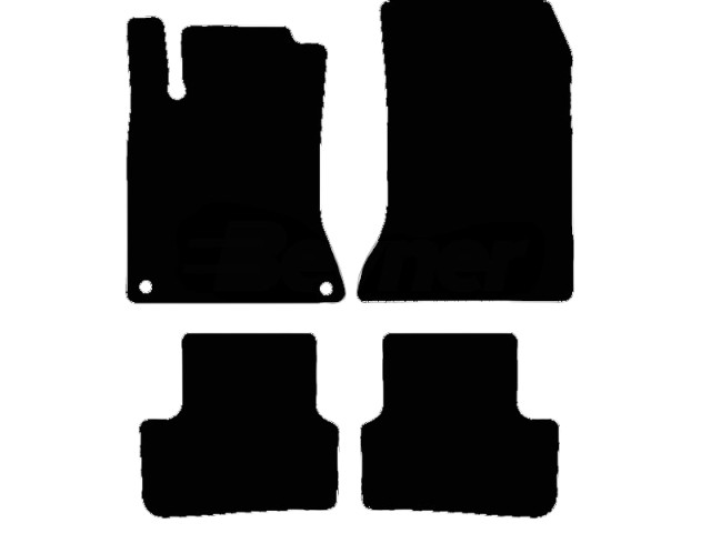 MATTENSET VELOURS (DONKERGRIJS) MERCEDES B W246 2011-