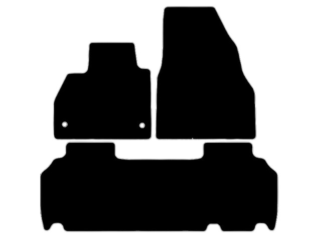 MATTENSET VELOURS (DONKERGRIJS) MERCEDES CITAN 2012-