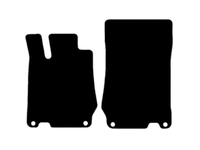 MATTENSET VELOURS (DONKERGRIJS) MERCEDES SL 2005-2012 W230