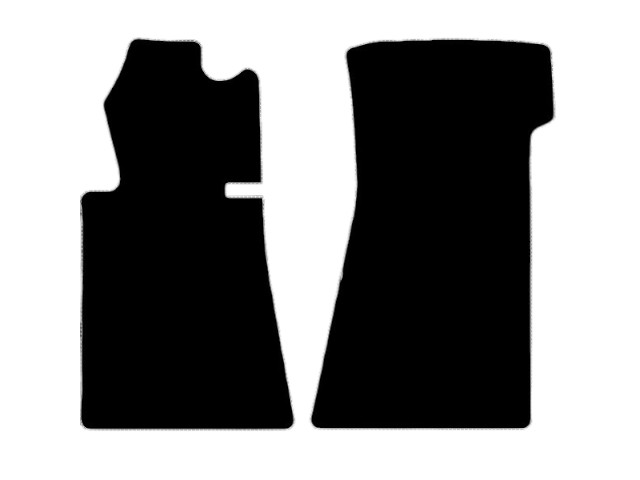MATTENSET VELOURS (DONKERGRIJS) MERCEDES SL W107 1971-