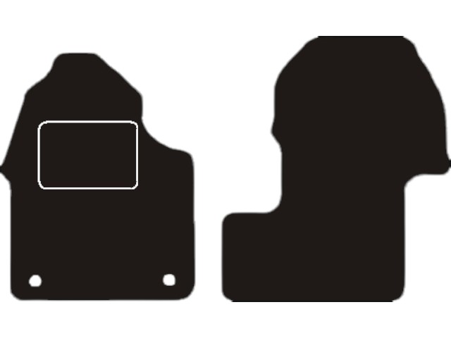 MATTENSET VELOURS (DONKERGRIJS) MERCEDES SPRINTER W907 RWD BANK 2018- W907 RWD