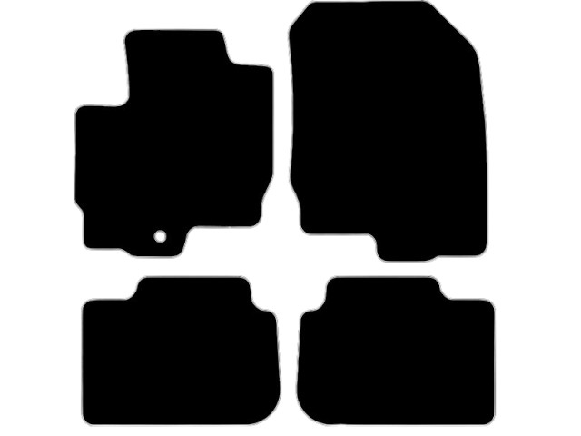 MATTENSET VELOURS (DONKERGRIJS) MITSUBISHI COLT 2009-