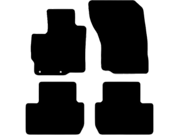 MATTENSET VELOURS (DONKERGRIJS) MITSUBISHI OUTLANDE 2012-