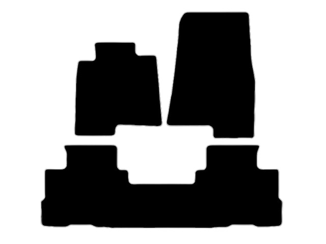 MATTENSET VELOURS (DONKERGRIJS) MITSUBISHI PAJERO 2000-2006 KORT