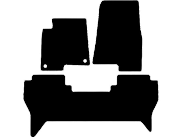 MATTENSET VELOURS (DONKERGRIJS) MITSUBISHI PAJERO 2000- LANG