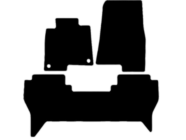 MATTENSET VELOURS (DONKERGRIJS) MITSUBISHI PAJERO 2007- LANG