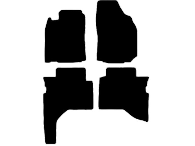 MATTENSET VELOURS (DONKERGRIJS) MITSUBISHI PAJERO SPORT 2004-