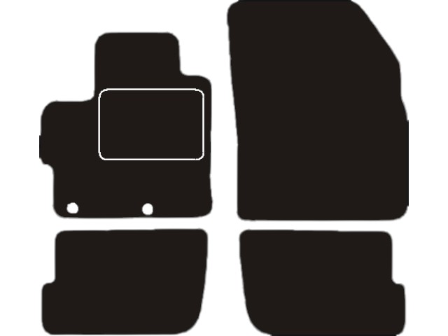 MATTENSET VELOURS (DONKERGRIJS) MITSUBISHISPACESTAR 2013-