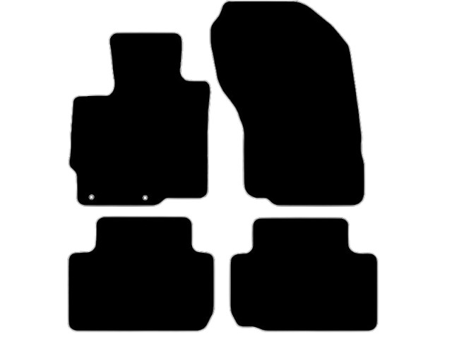 MATTENSET VELOURS (DONKERGRIJS) MITSUBISHI ECLIPSE 2019-
