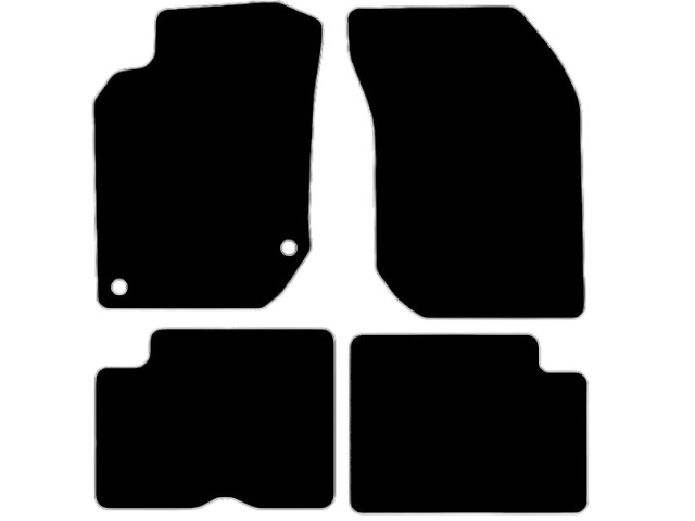 MATTENSET VELOURS (DONKERGRIJS) NISSAN ALMERA 95-00