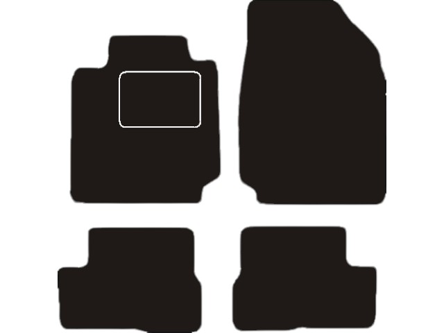 MATTENSET VELOURS (DONKERGRIJS) NISSAN MICRA 2003- 3-DEURS