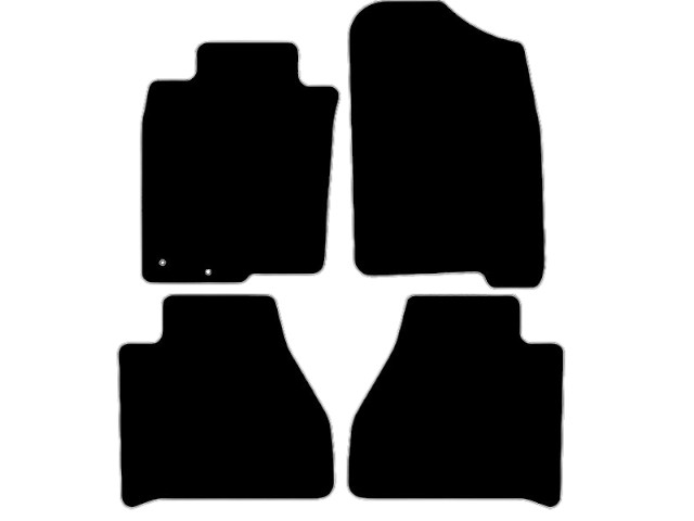 MATTENSET VELOURS (DONKERGRIJS) NISSAN NAVARA NP300 2016-