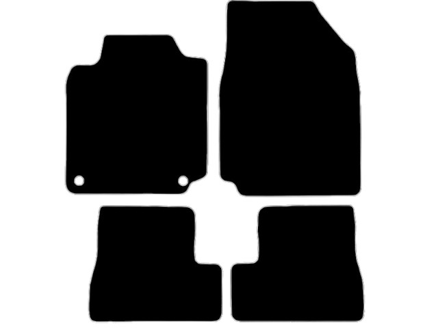 MATTENSET VELOURS (DONKERGRIJS) NISSAN MICRA 2003-2009 5-DEURS