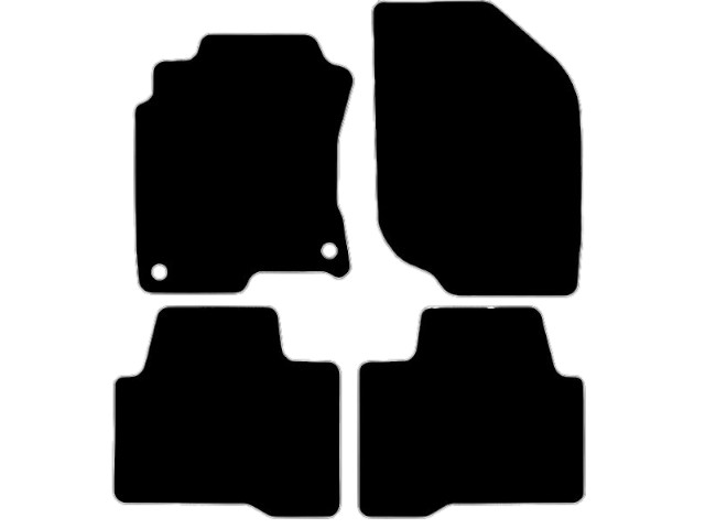 MATTENSET VELOURS (DONKERGRIJS) NISSAN X-TRAIL 2001-2007