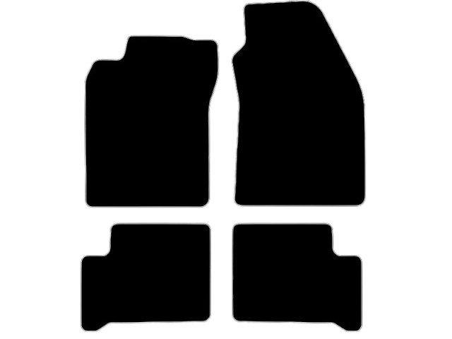 MATTENSET VELOURS (DONKERGRIJS) NISSAN 100NX 1990-1994