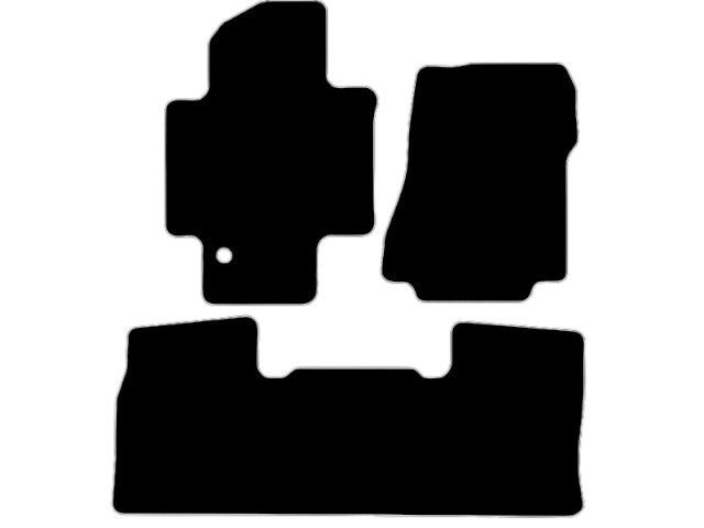 MATTENSET VELOURS (DONKERGRIJS) NISSAN NV200 2010-